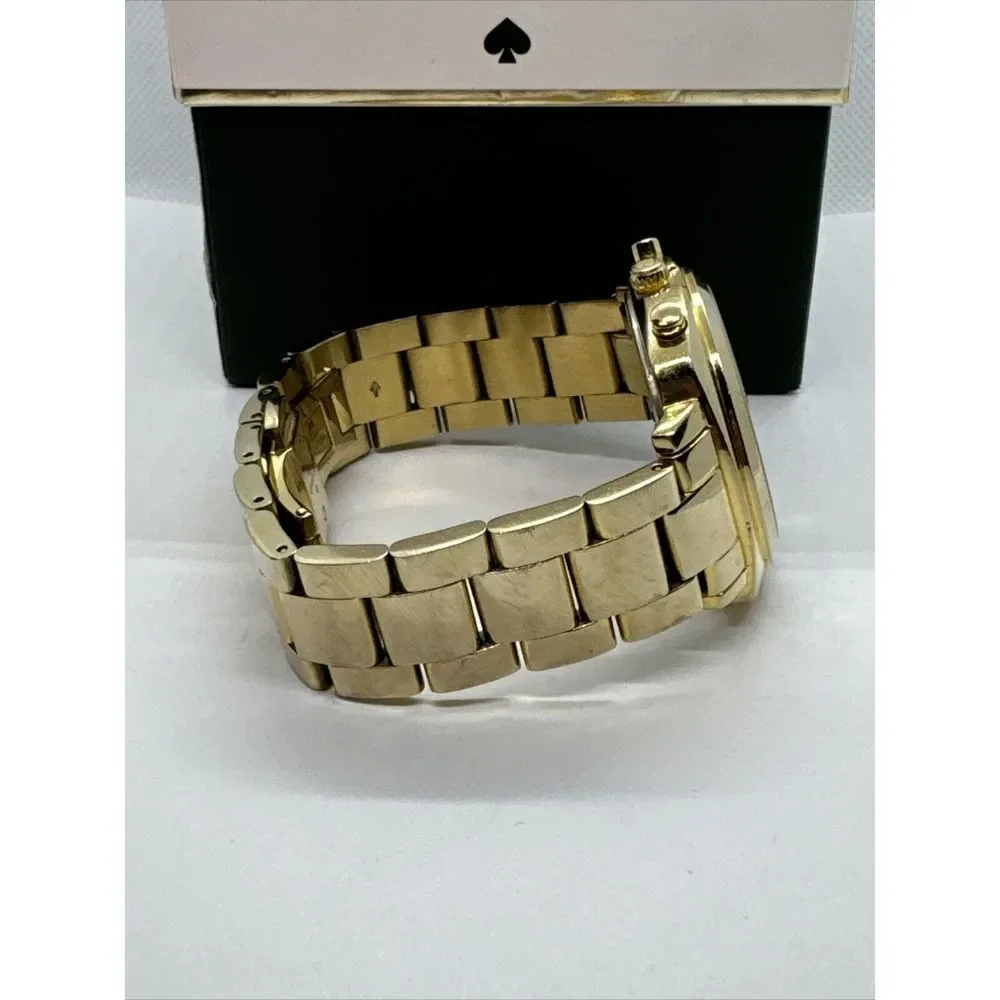 Kate Spade New York 0100 Women's Gold Stainless Steel Analog Dial Watch JNA160